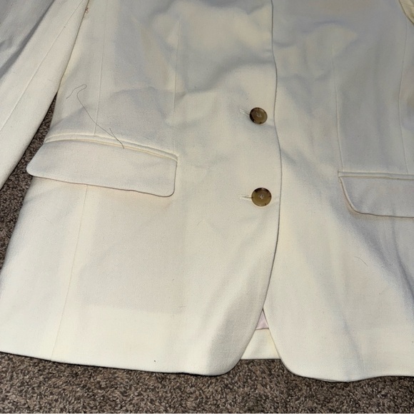 J.Crew NWT Elegant Ivory Women's Size 4 BlazerJacket Wool - Picture 2 of 11